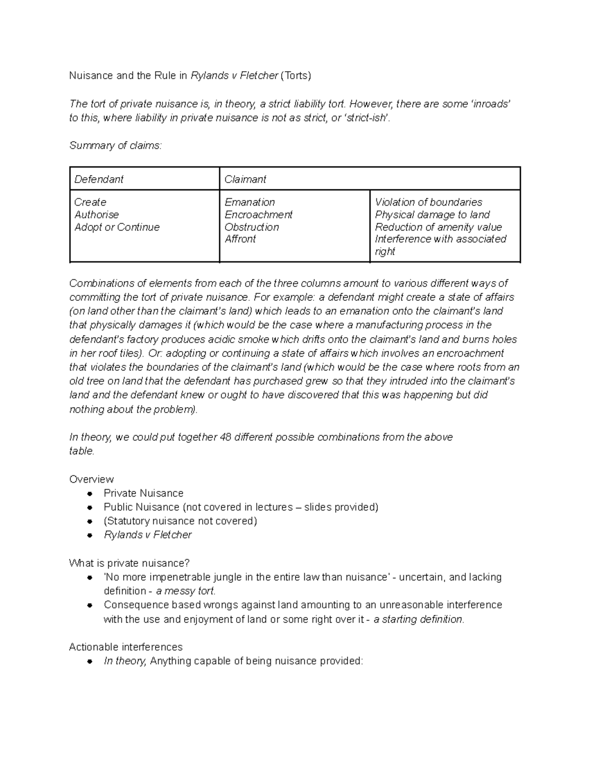 nuisance-torts-nuisance-and-the-rule-inrylands-v-fletcher-torts