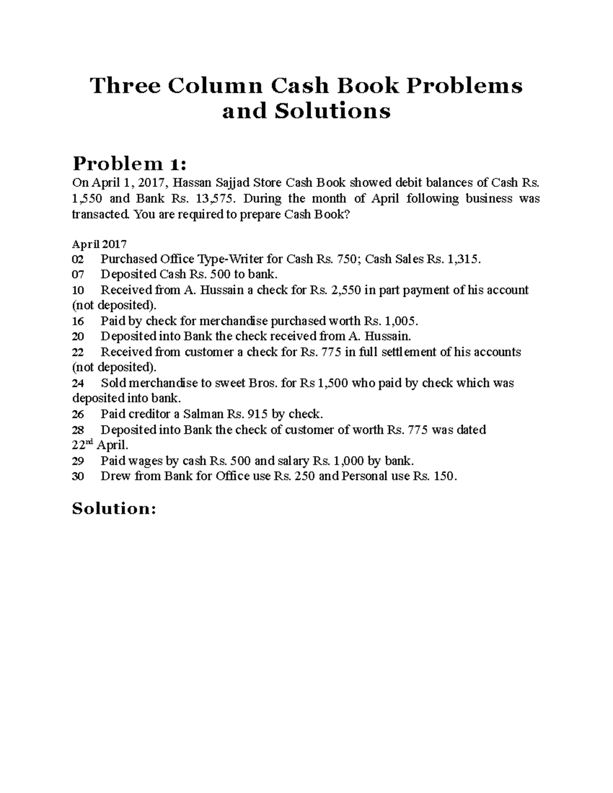 three-column-cash-book-problems-and-solutions-three-column-cash-book