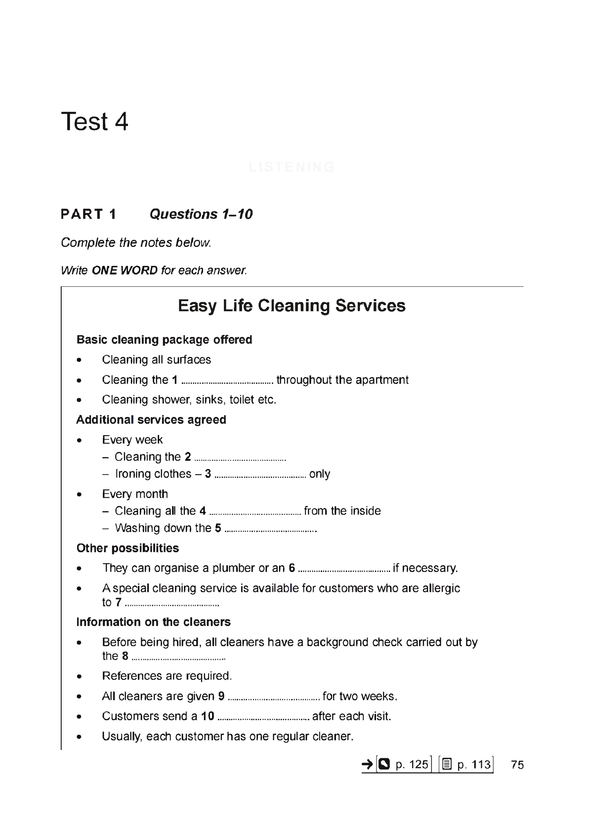 CAM 17 TEST 4 - Test 4 Of Cambridge IELTS 17 - Test 4 LISTENING PART 1 ...