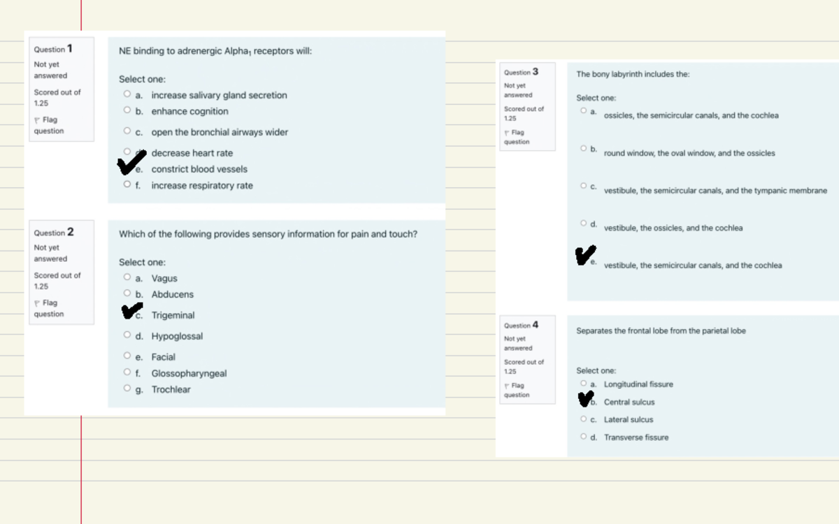 BI102 for test 3 - NE binding to adrenergic Alpha1 receptors will ...