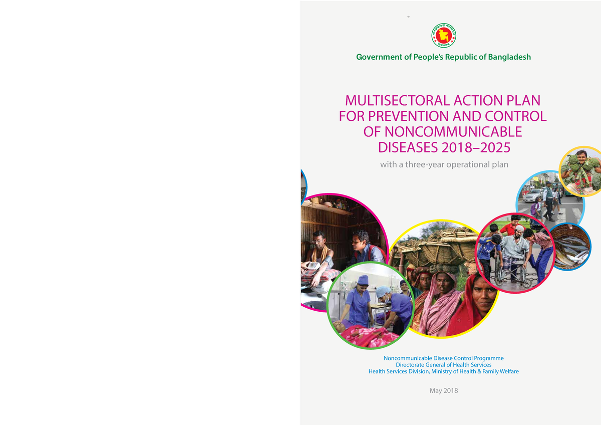 NCDC multisectoral action plan 2018 2025 May 2018 MULTISECTORAL