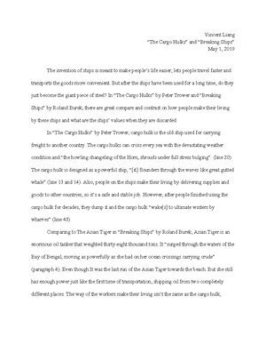 The cargo hulks poem image