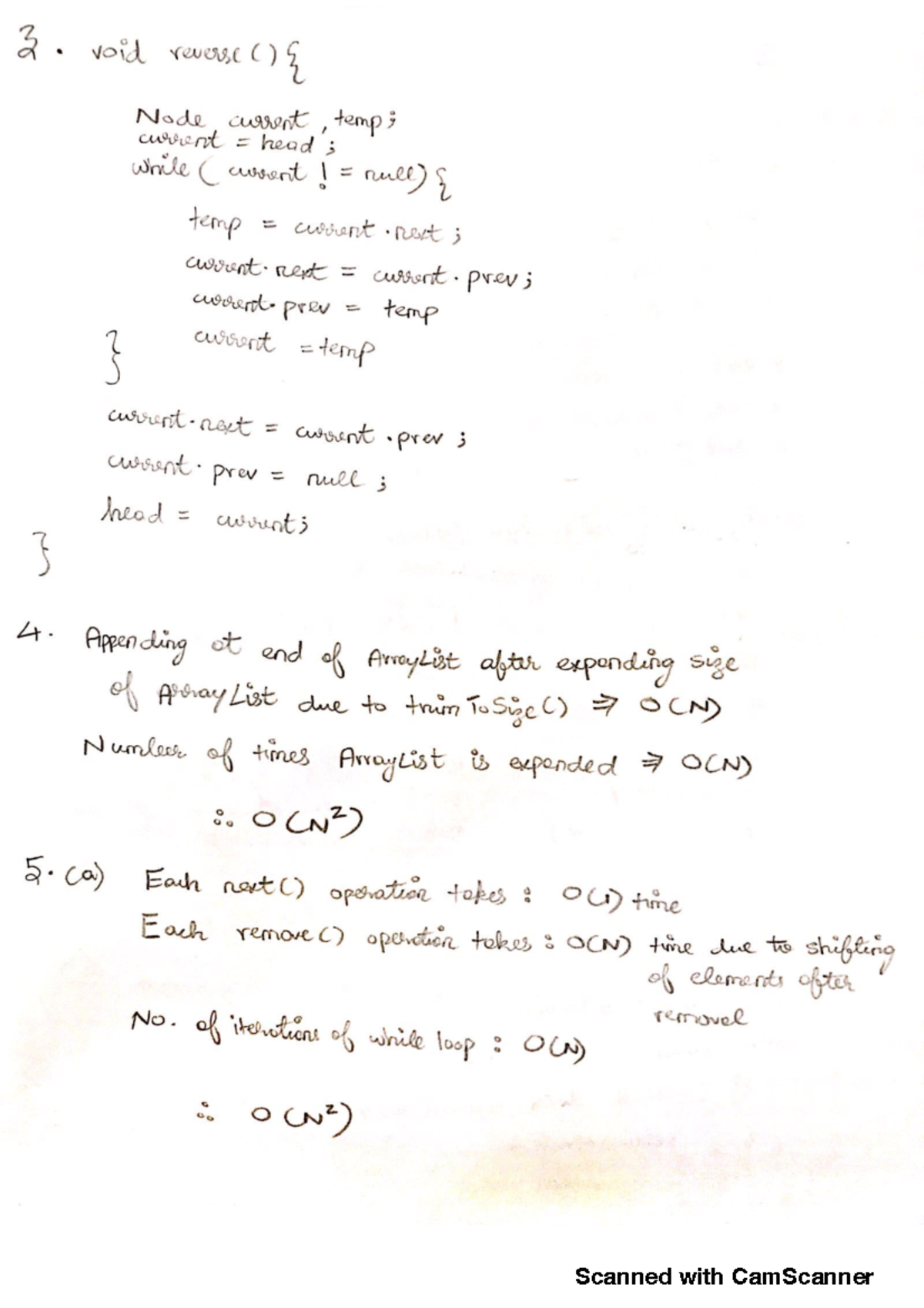 3 - Course Assignment. - CS 3345 - Scanned with CamScanner Scanned with ...