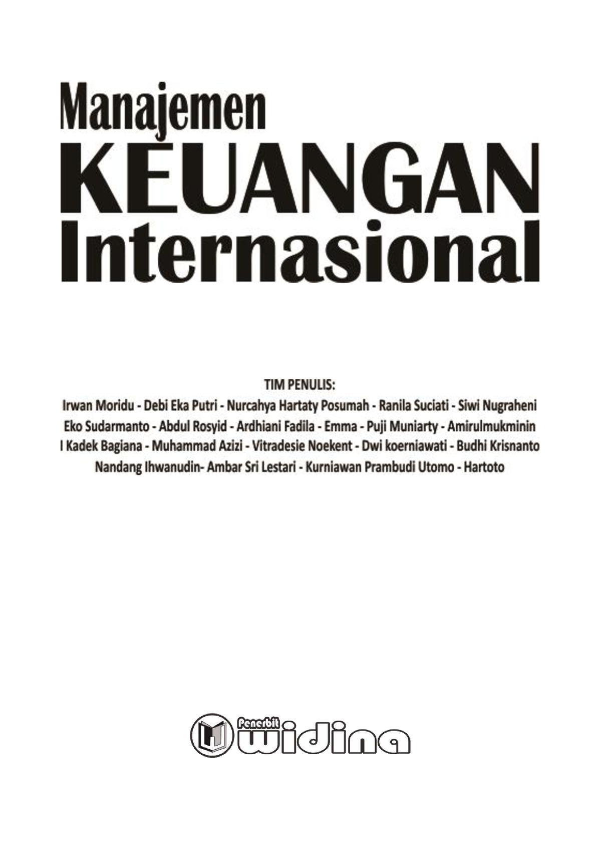 Manajemen Keuangan Internasional - MANAJEMEN KEUANGAN INTERNASIONAL Tim ...