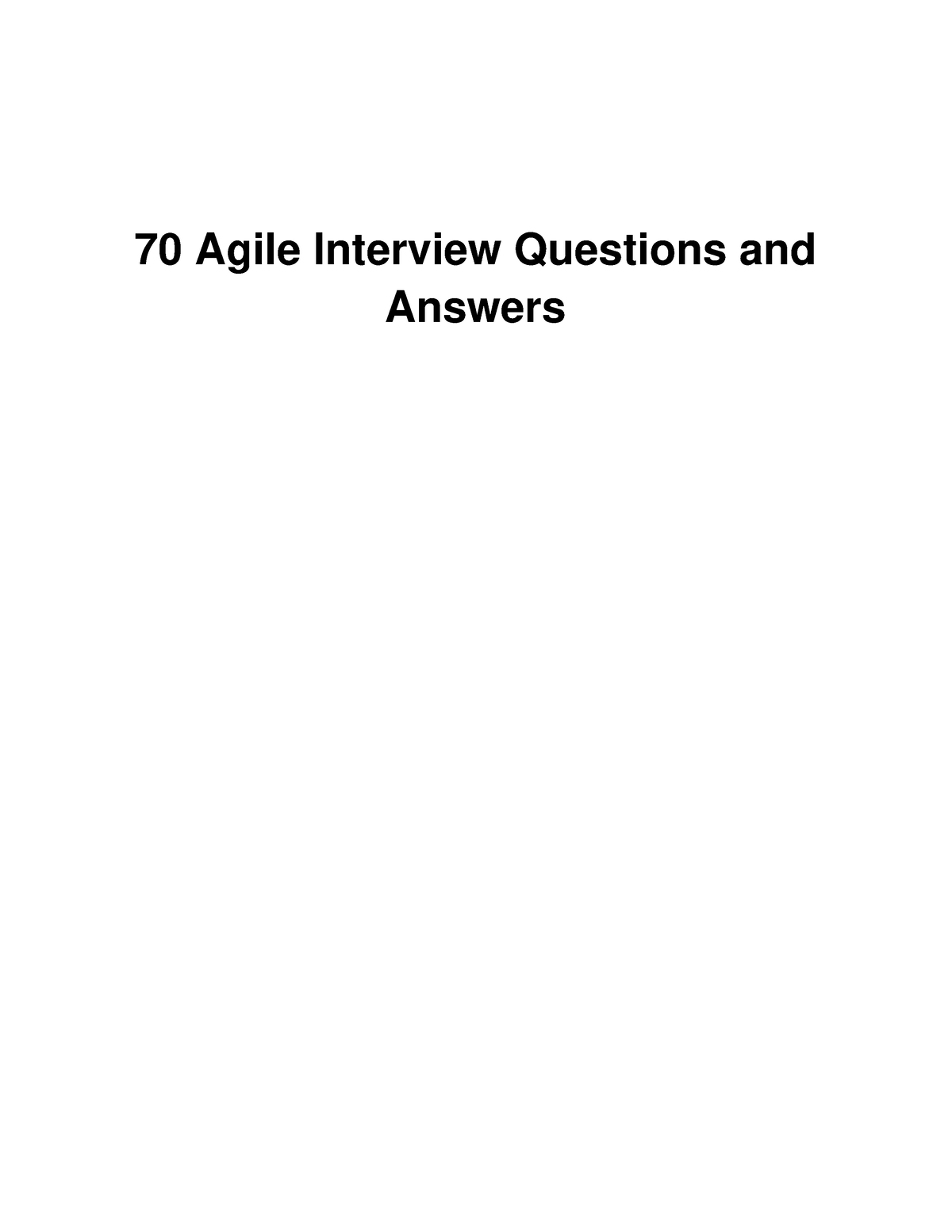 Agile 1674628962 - Practice - 70 Agile Interview Questions And Answers ...