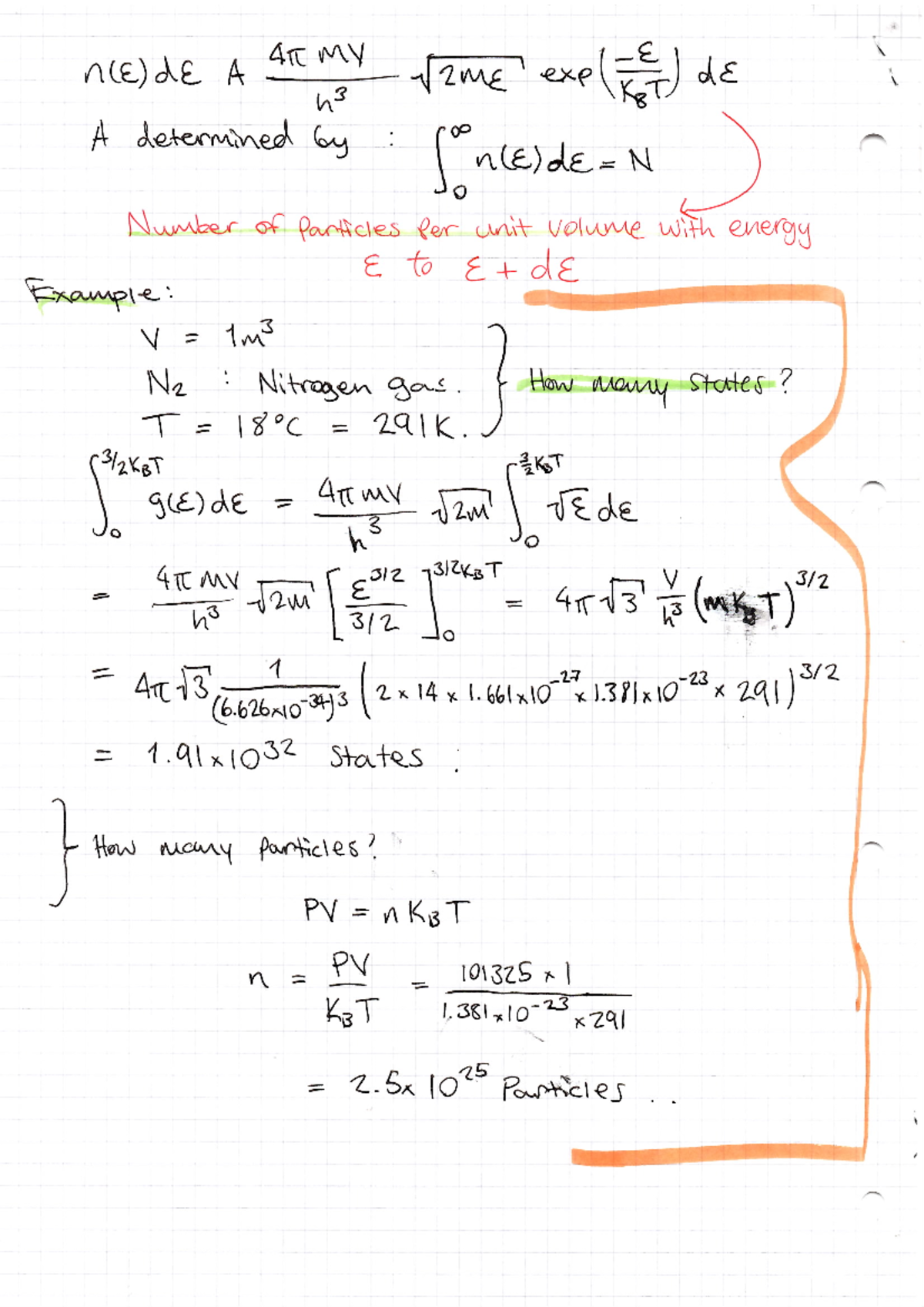 Statistical Mechanics and Solid State Physics Written Notes Part C ...