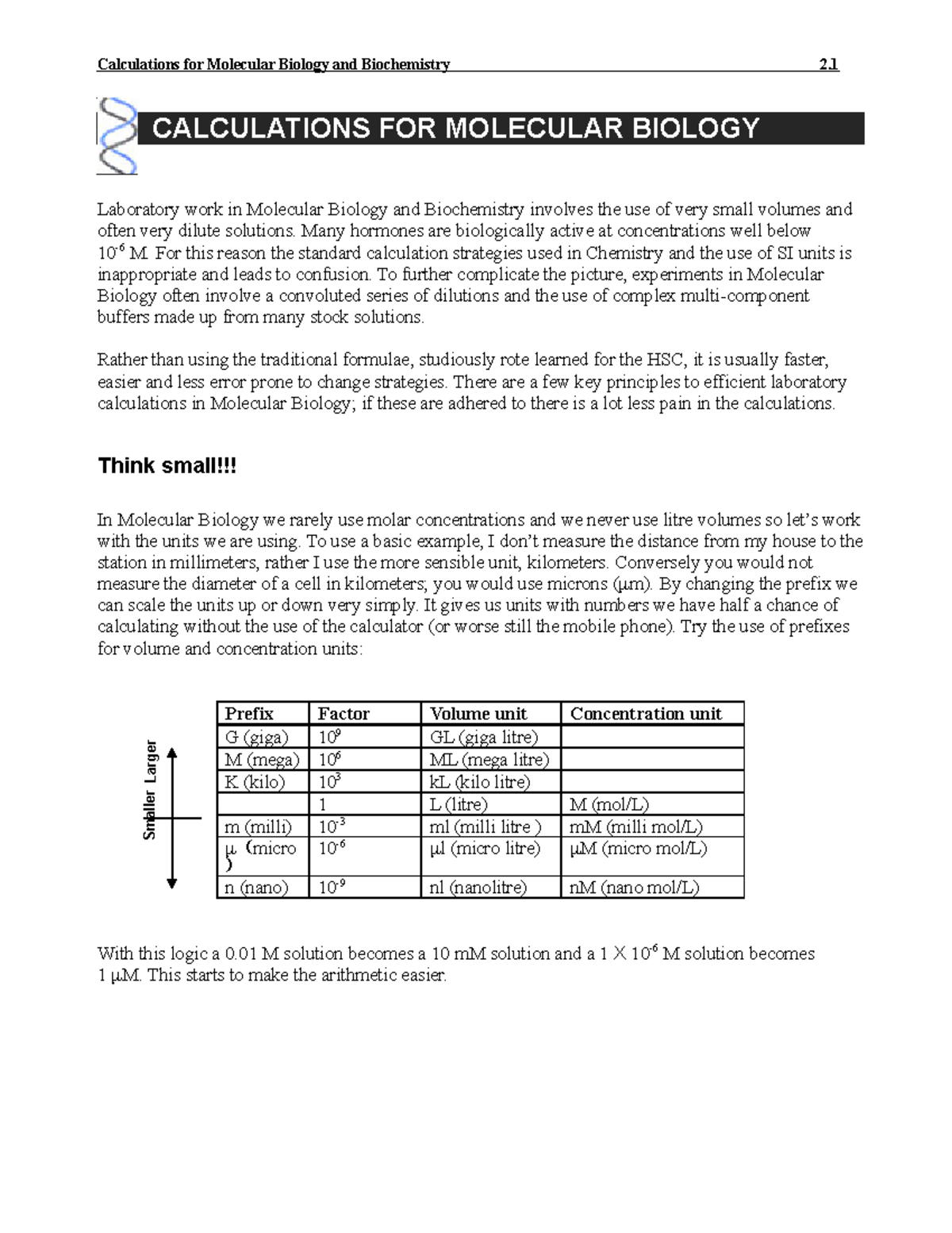 calculations-calculations-for-molecular-biology-laboratory-work-in