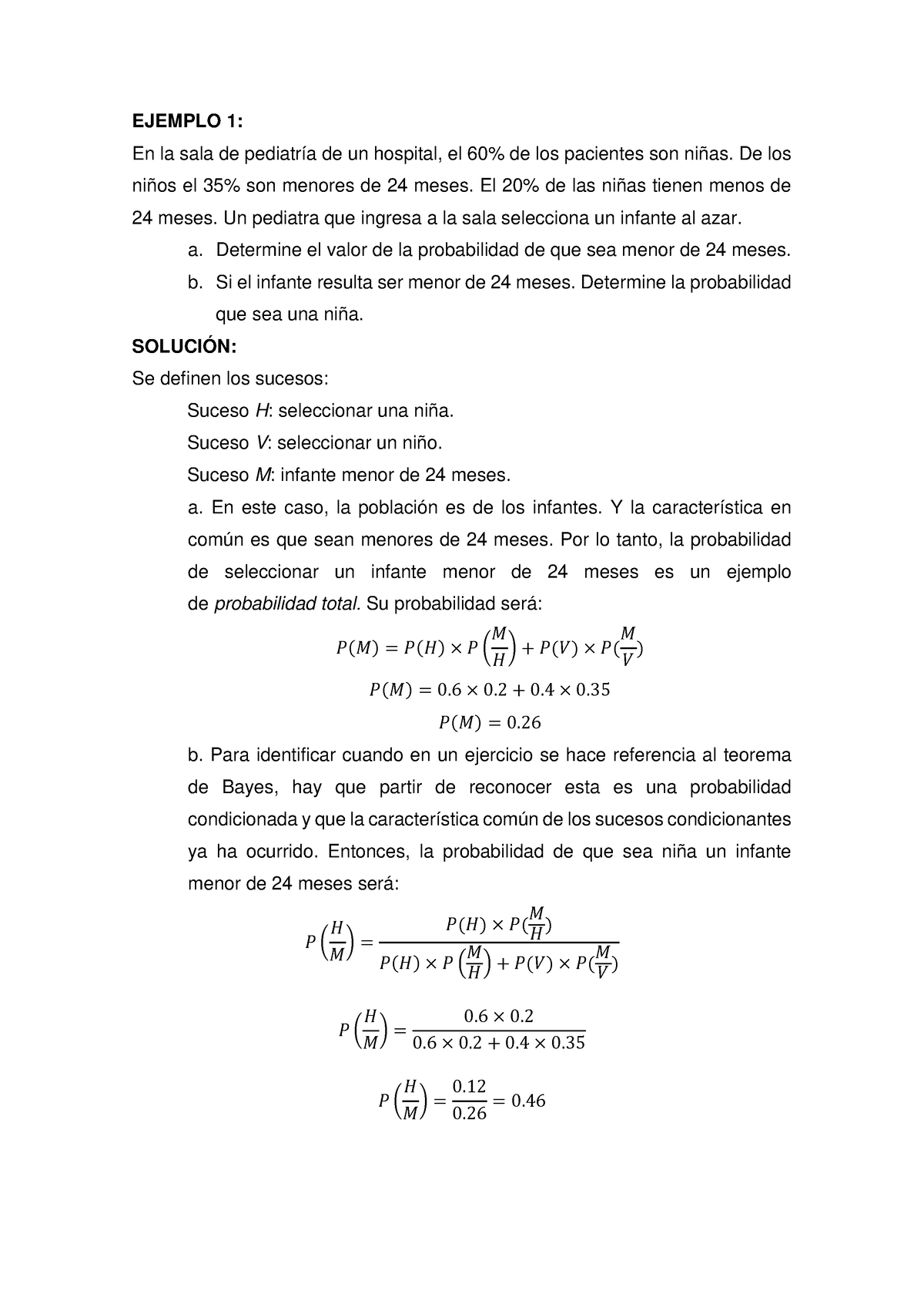 396558909 Ejercicios Teorema De Bayes - EJEMPLO 1: En La Sala De ...