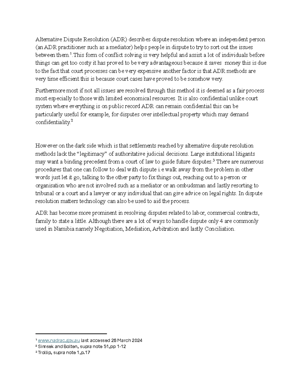 Adrrr Adr Assignment Draft Alternative Dispute Resolution Adr Describes Dispute Resolution Adrrr Adr Assignment Draft Alternative Dispute Resolution Adr Describes Dispute Resolution