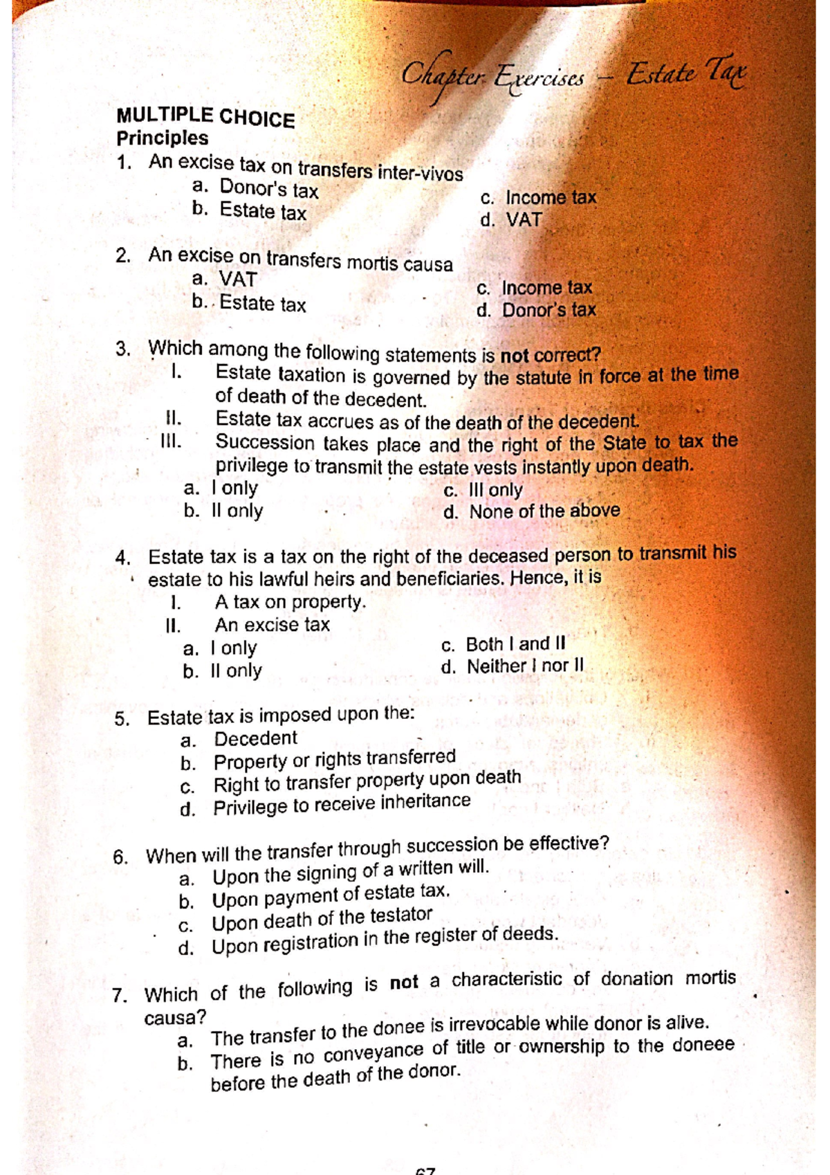 Estate tax part 1 - Reviewer - Accountancy - Studocu