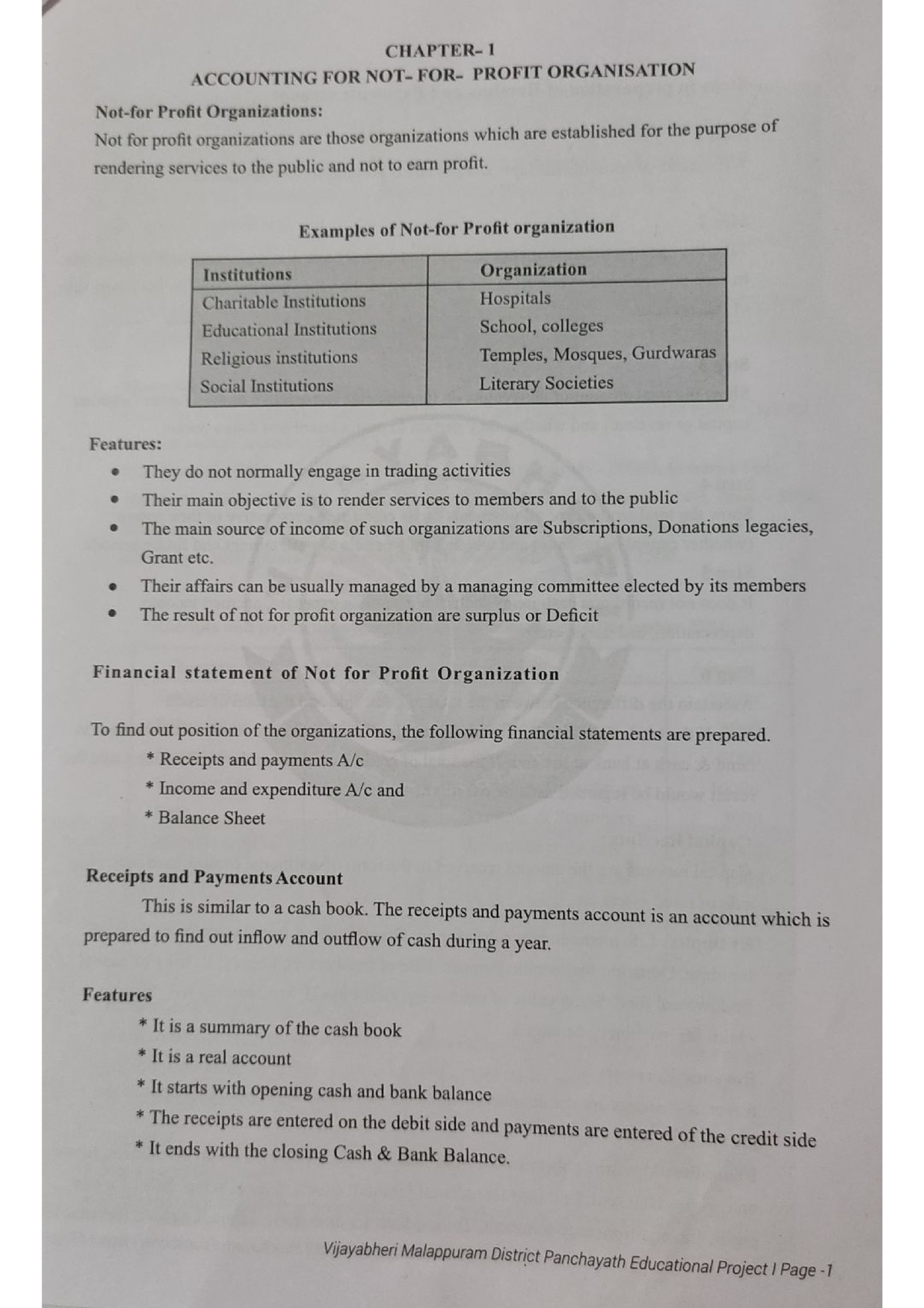 Accounting Chapter 1 - Important Notes - Financial Accounting - Studocu