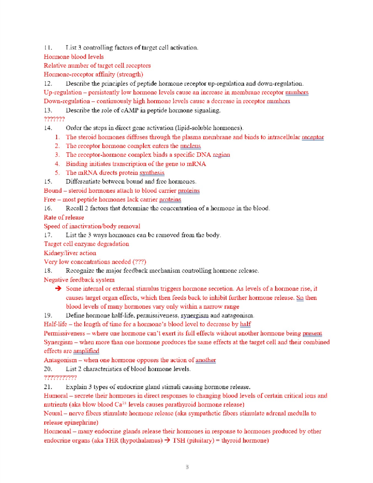 Exam 2 Study Guide Page 3 - BMD 252 - Studocu