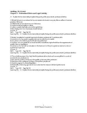 Auditing Principles Chapters 1-7 Notes - Chapter 1 Introduction And ...