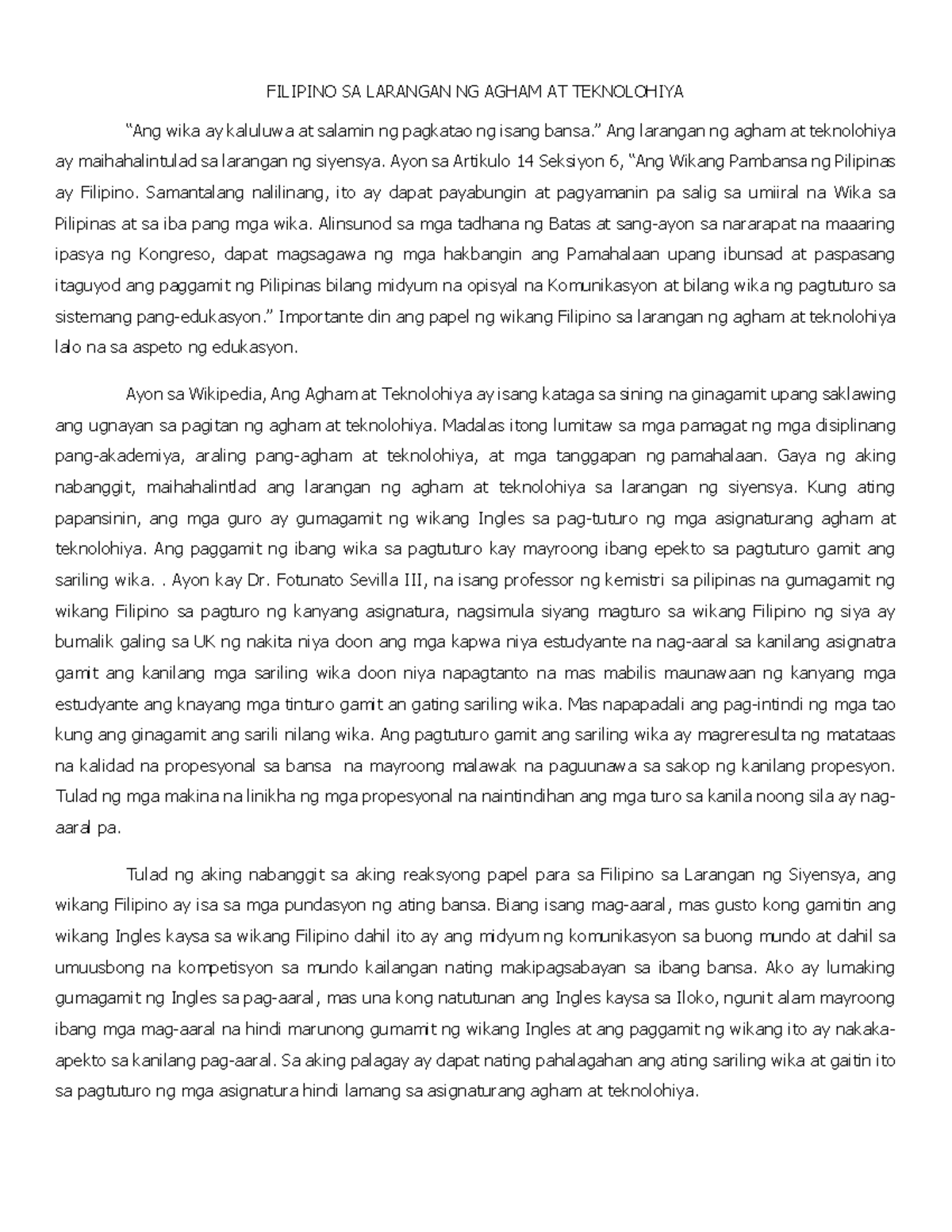 agham-at-teknolohiya-para-sa-filipino-filipino-filipino-sa-larangan