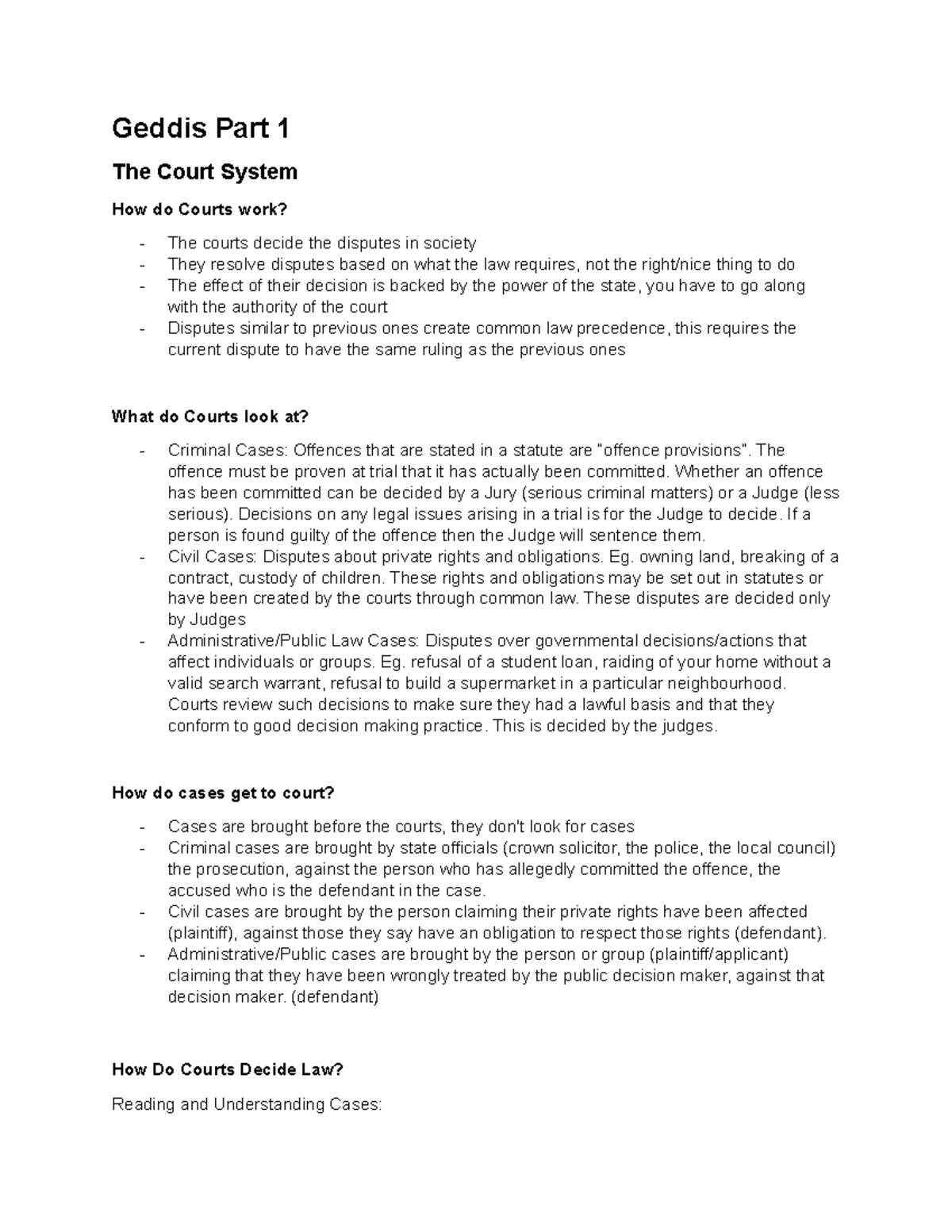 laws101-case-analysis-revision-notes-geddis-part-1-the-court-system