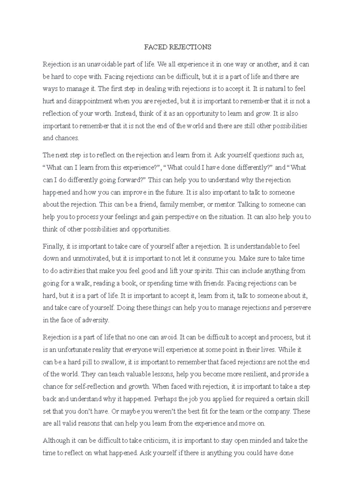 I Faced 50 Rejections. Here'S What I Learned. - gkkw6gj