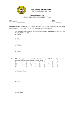 1 - Summary BSED Mathematics - SYSTEMATIC AND EXPLICIT INTERVENTION ...