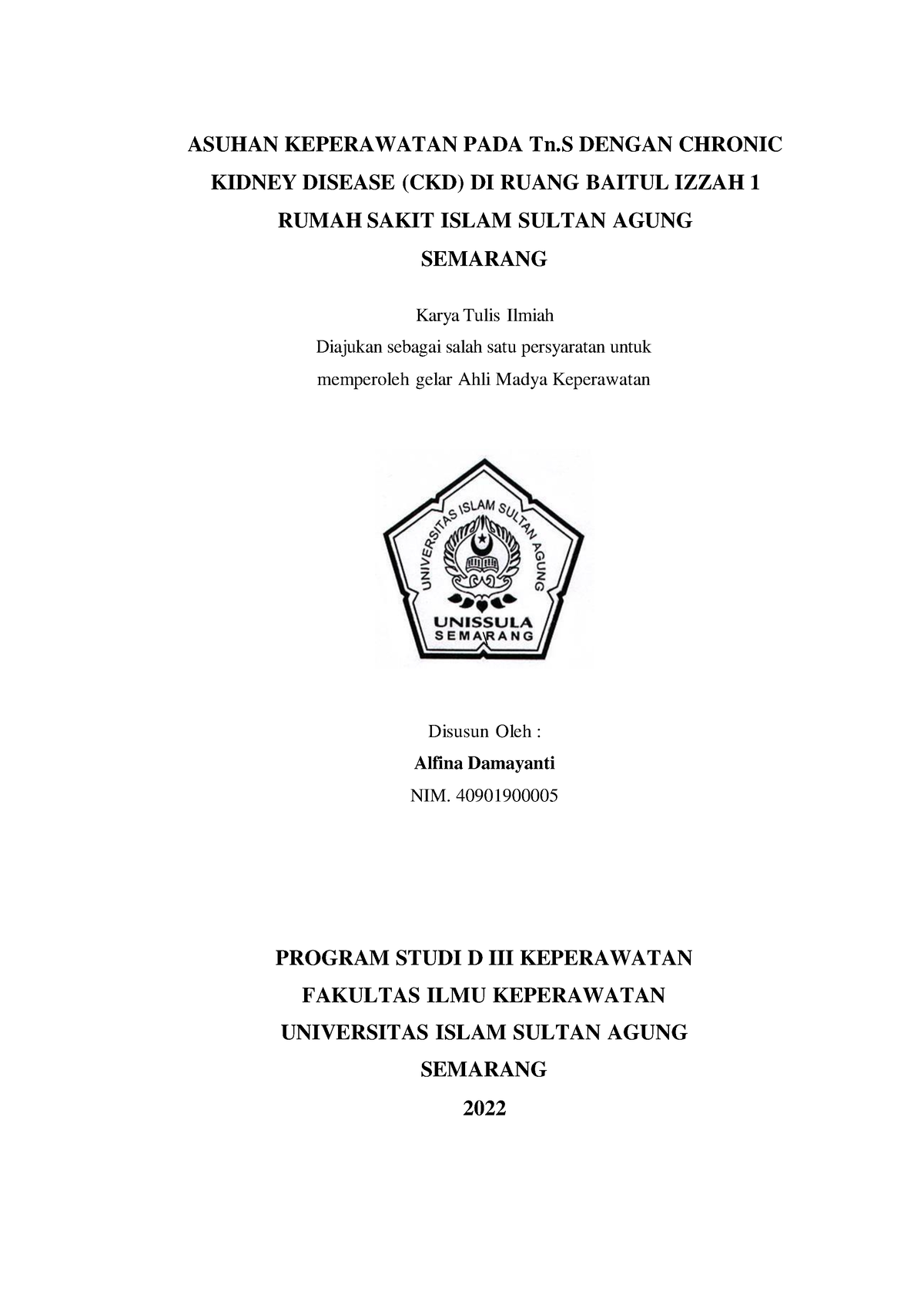 Keperawatan (D3) 40901900005 Fullpdf - ASUHAN KEPERAWATAN PADA Tn ...