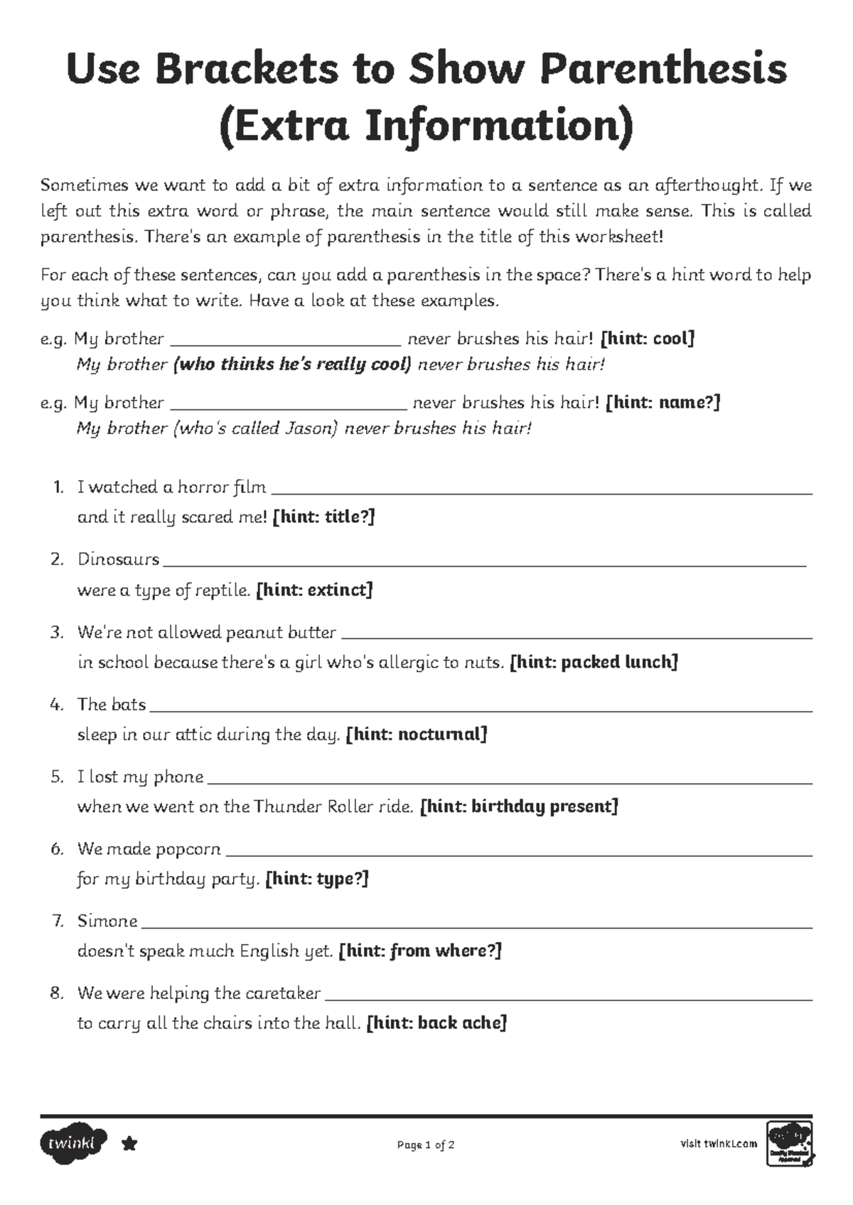 4845 Adding dashes commas and brackets - Use Brackets to Show ...