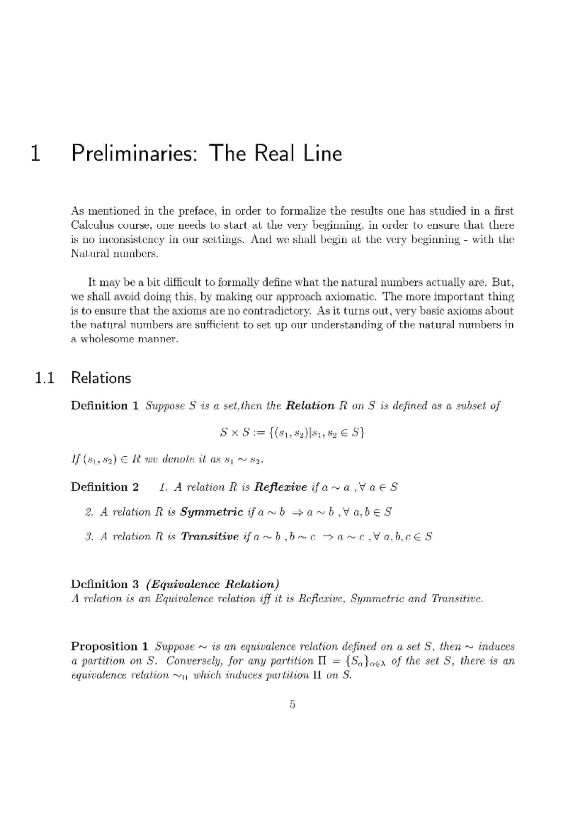 Chapter-1 The Real Line - Abstract Algebra II And Integral Calculus ...