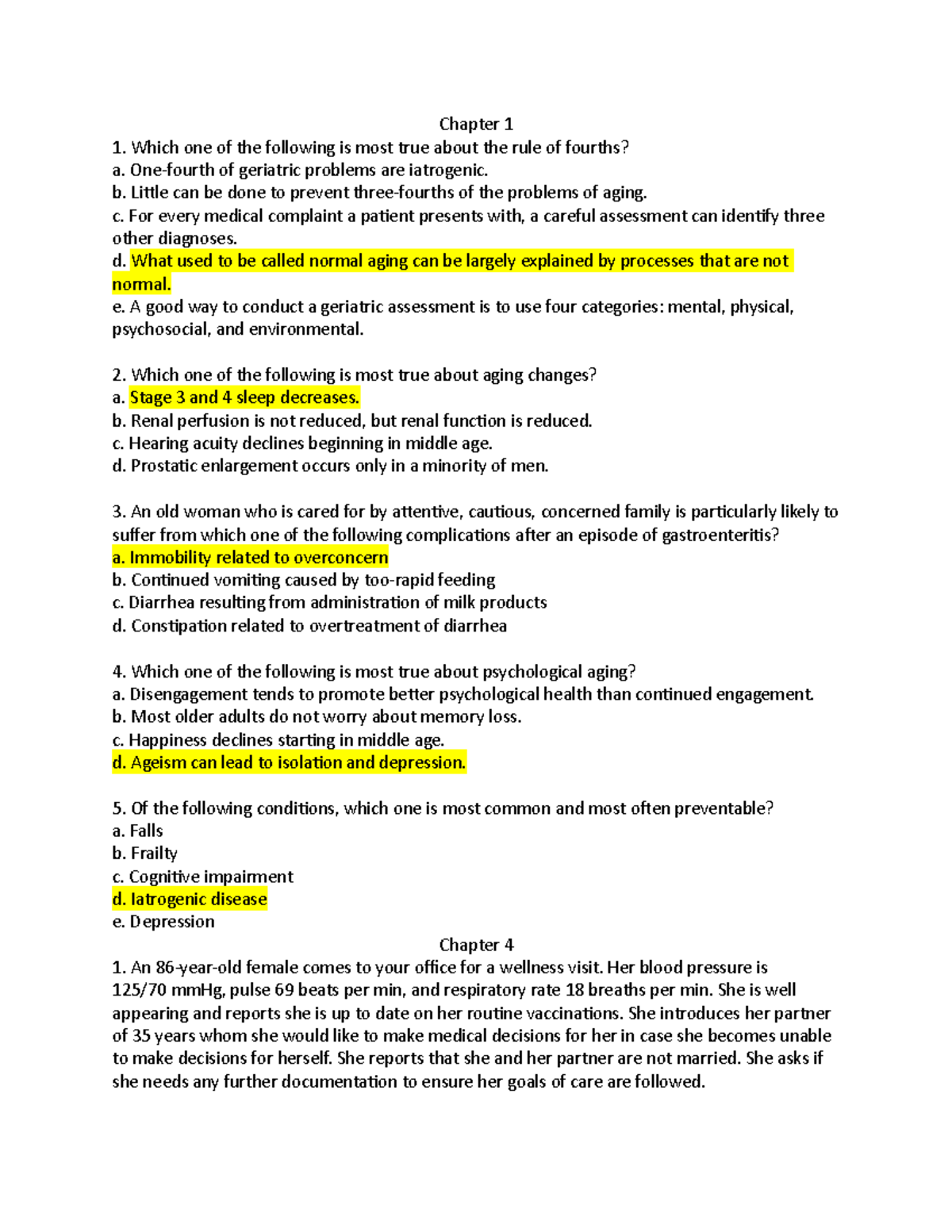 Final exam question review - Chapter 1 Which one of the following is ...