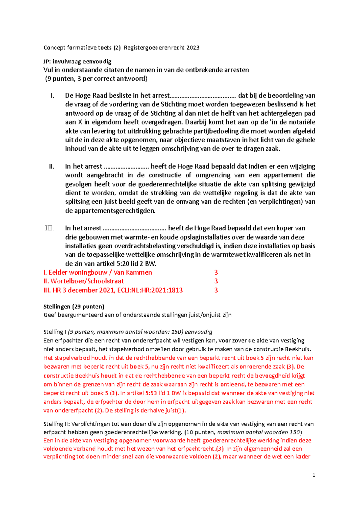 Antwoordindicatie Formatieve Toets 2 - Concept Formatieve Toets (2 ...