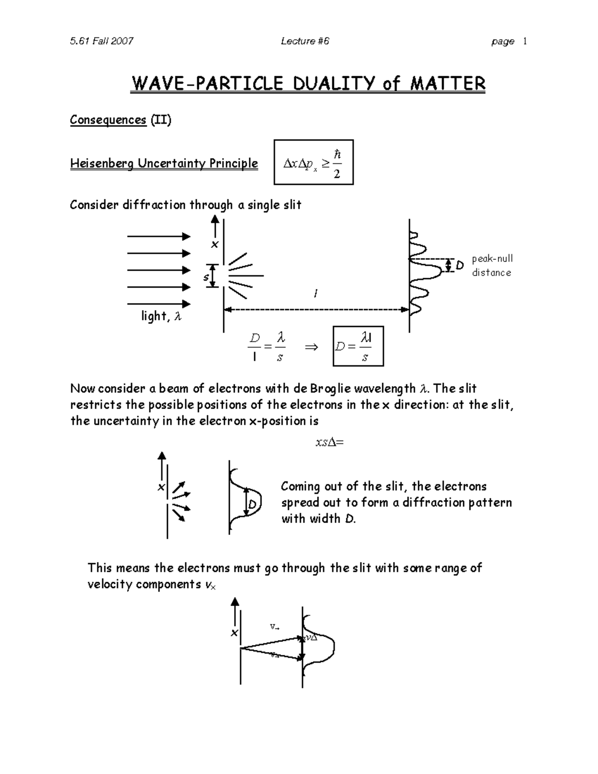 wave-particle-duality-of-matter-5-fall-2007-lecture-6-page-1-wave