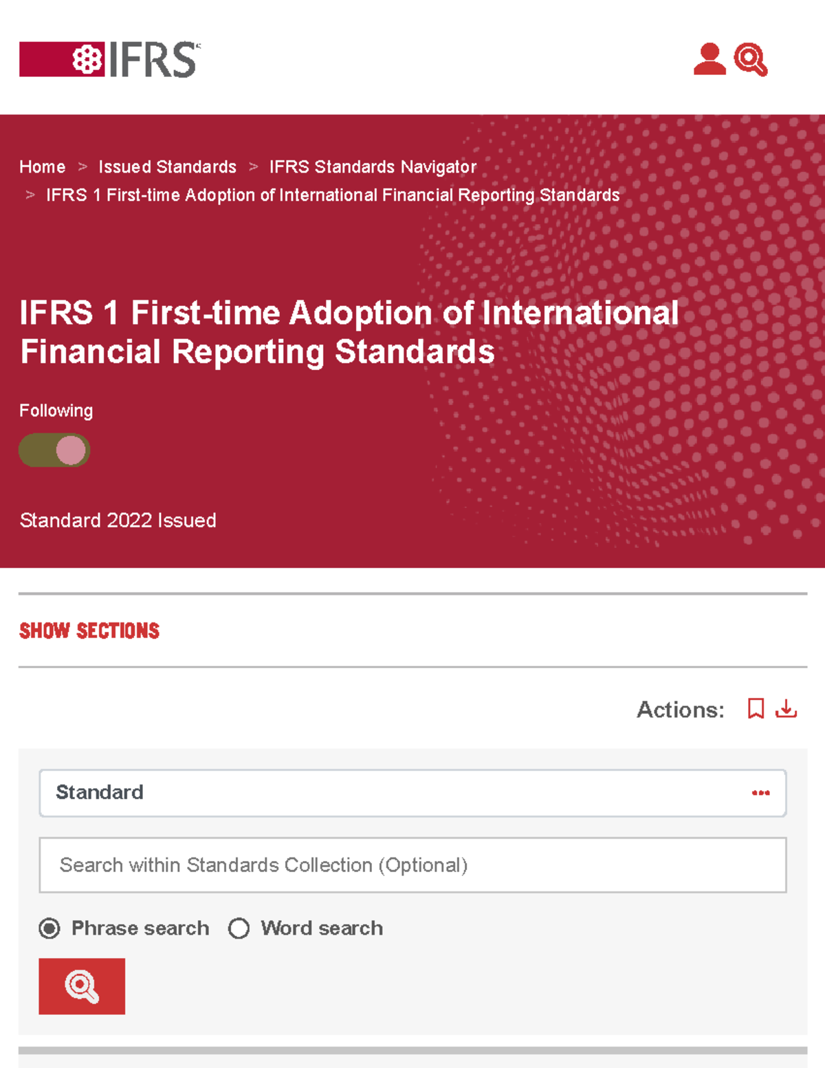 IFRS - IFRS 1 First-time Adoption Of International Financial Reporting ...