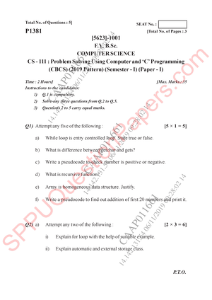 bsc computer science assignment