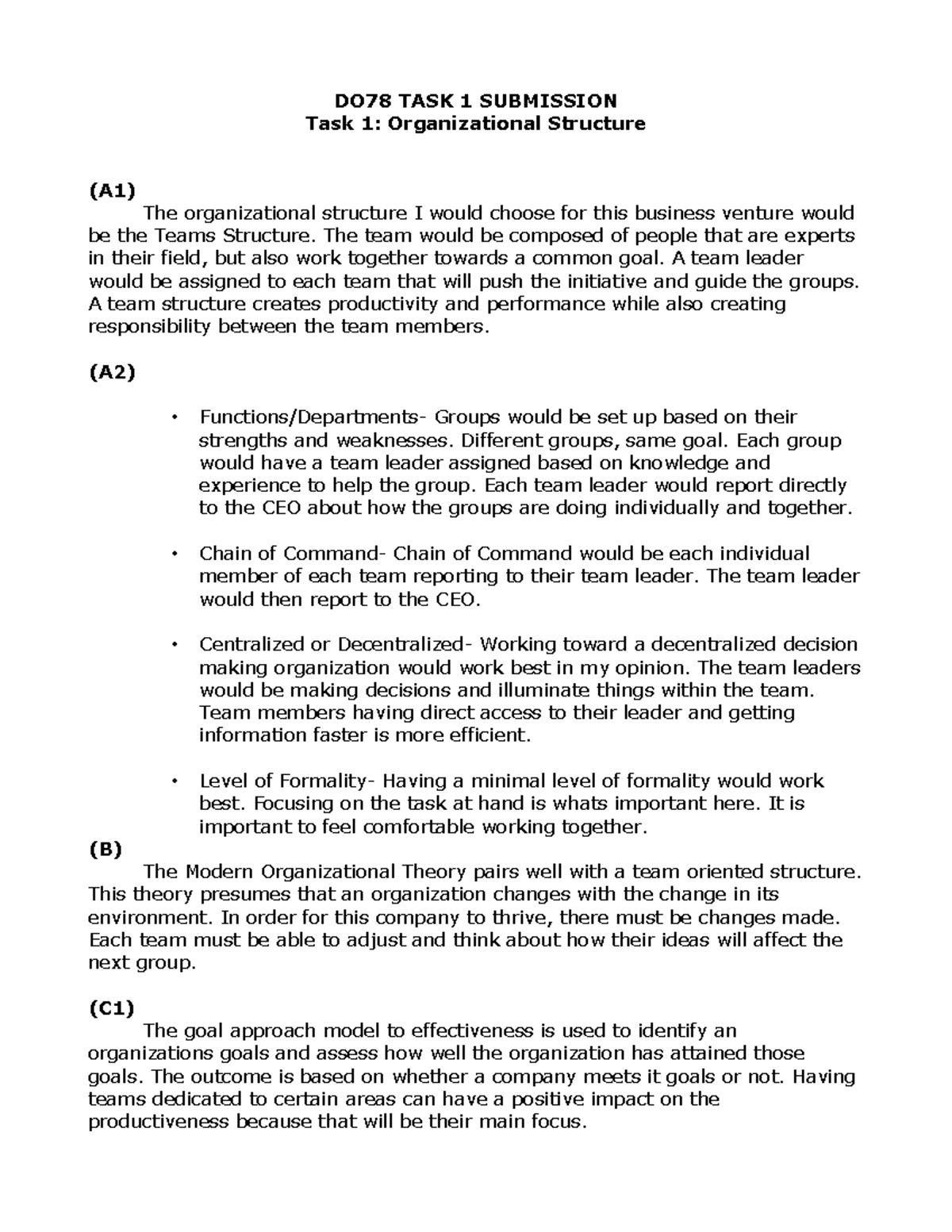 Paper 2 - D078 - D078 - WGU - Studocu