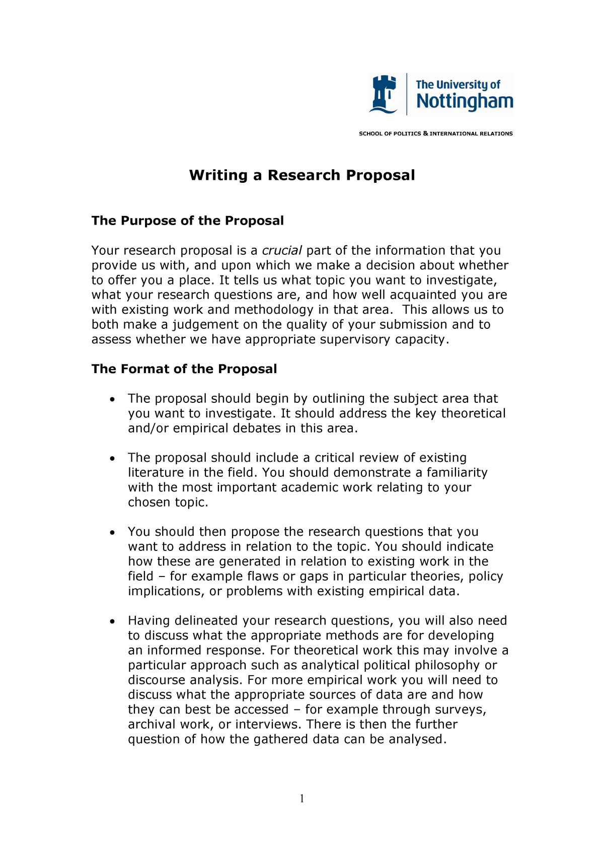 research proposal sample international relations