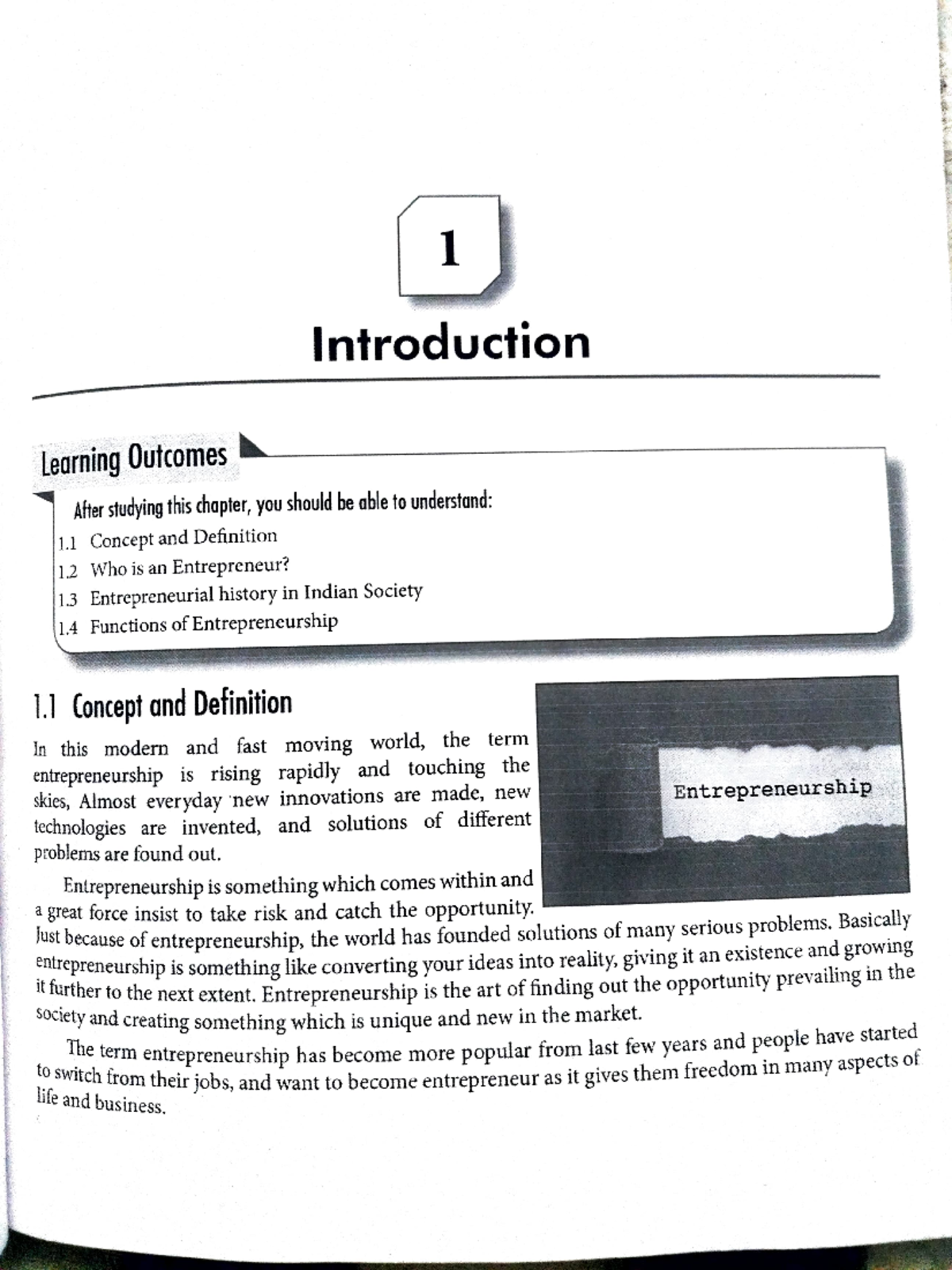 ENVP Ch-1 - Learning Outcomes After studying this chapter, you should ...