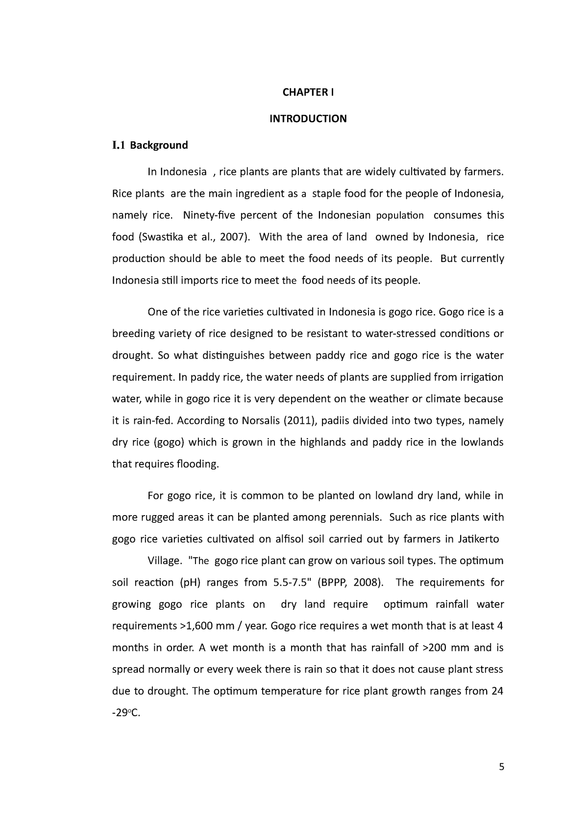 Improvement of physical properties of alfisol soil - CHAPTER I ...