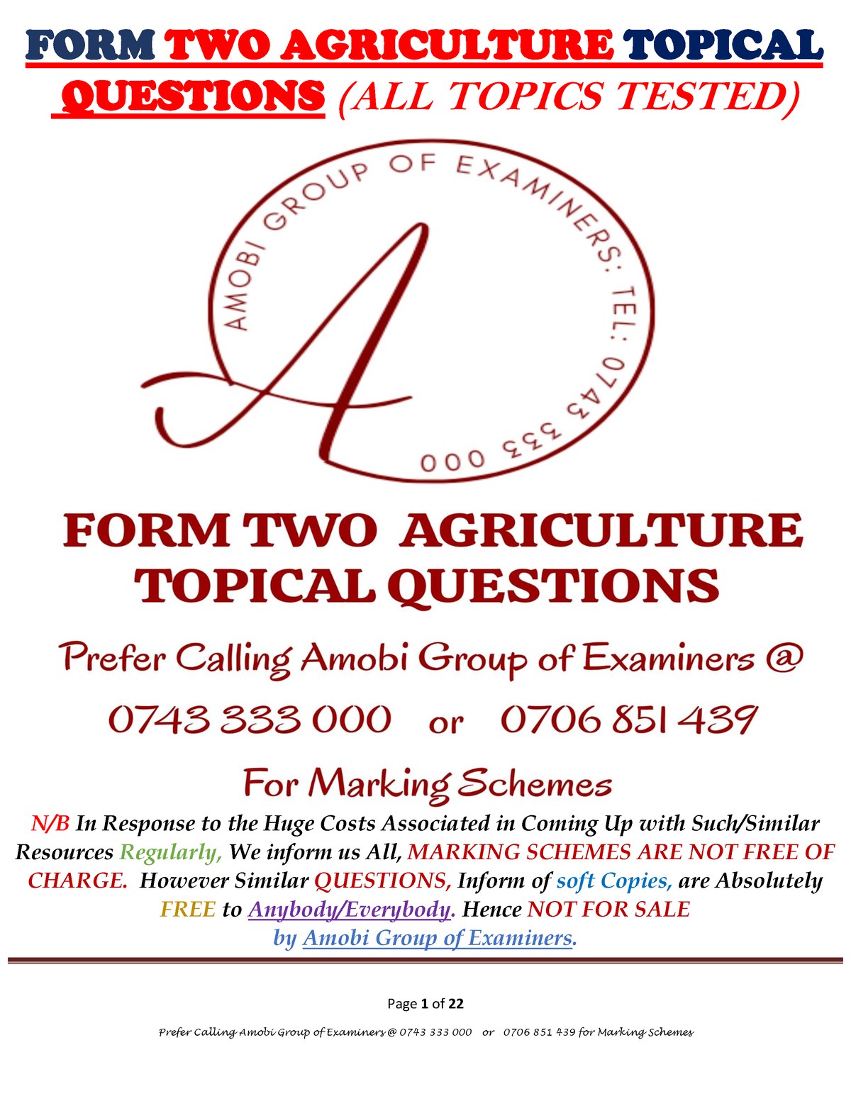 project topics in agric education