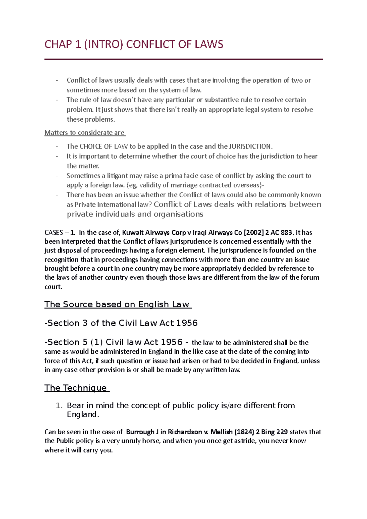 chapter-1-of-conflict-of-laws-mmu-chap-1-intro-conflict-of-laws