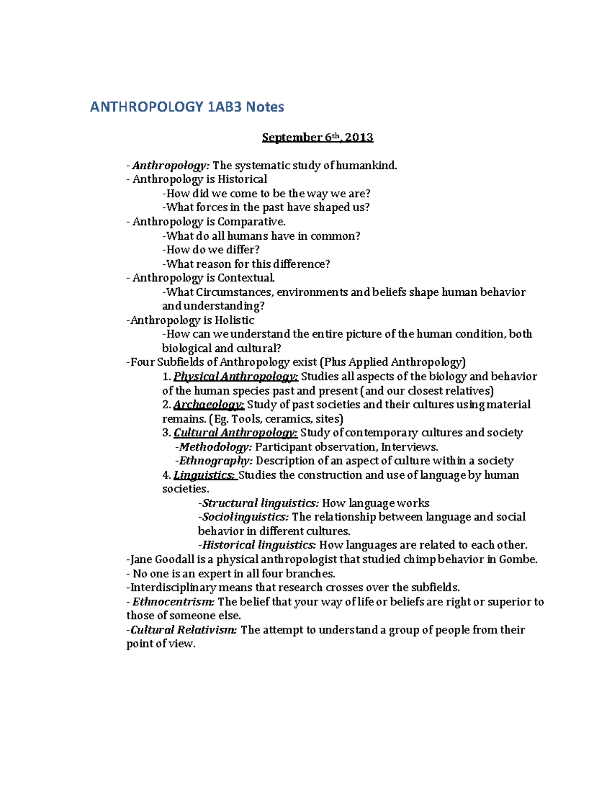 anthrop-1ab3-notes-anthropology-lecture-1-22-anthropology-1ab3-notes