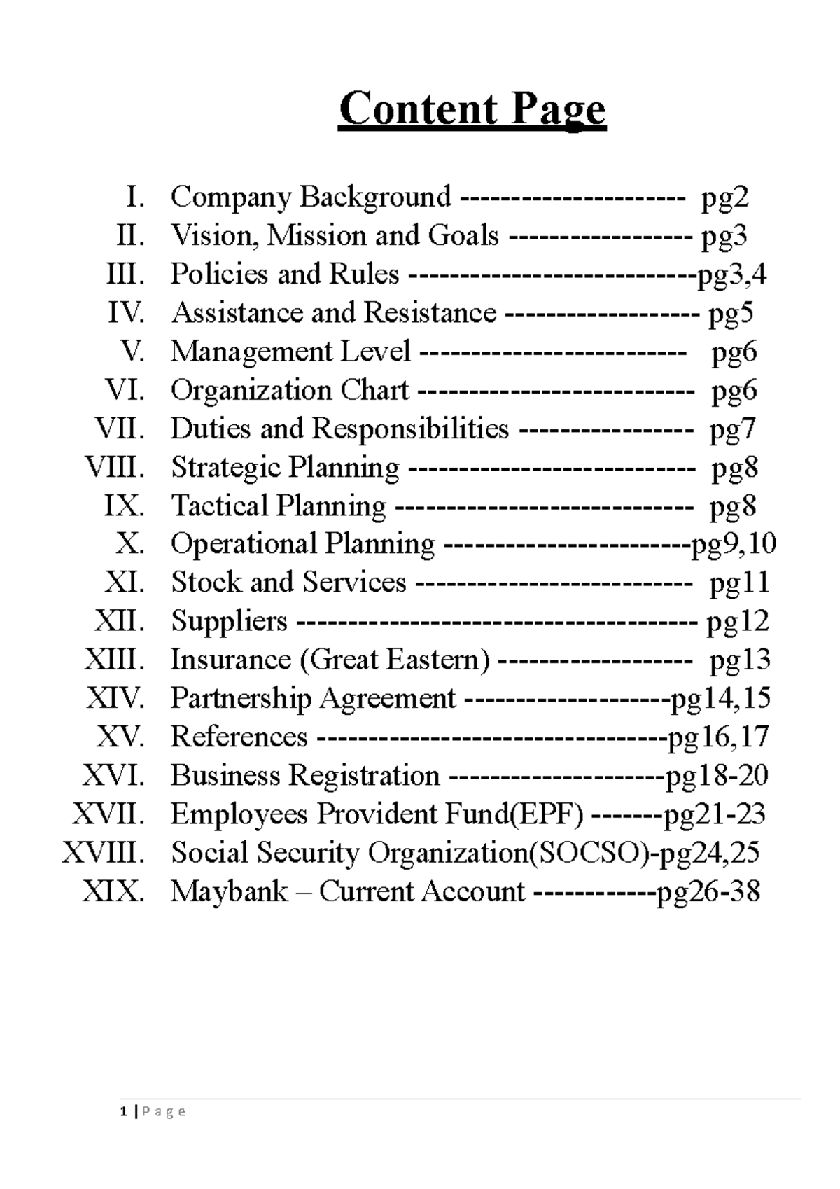 Friendzmart Organisation Structure Report Content Page I Company Background Pg Ii Vision Studocu