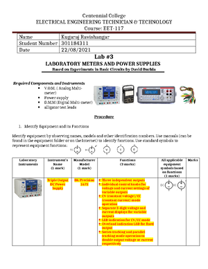 EET-216 LAB #4 V1.4FL - Transformer Construction And Testing ...