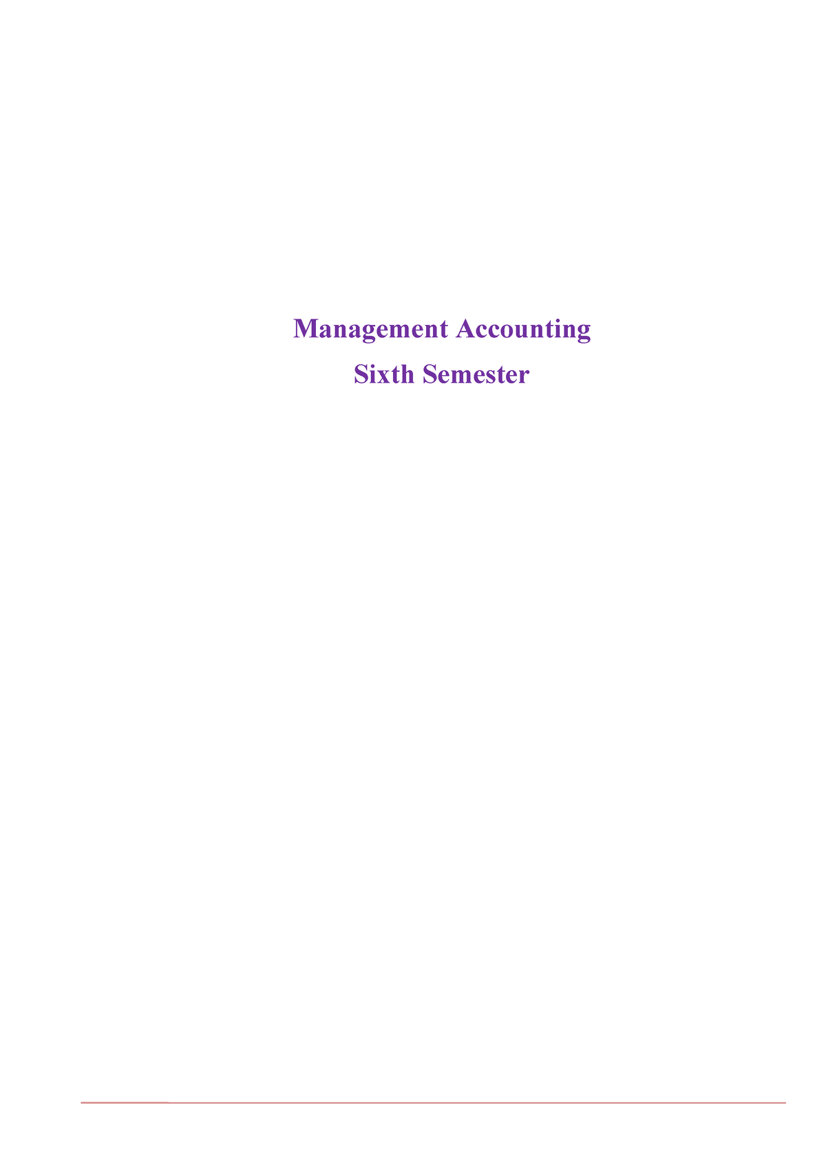 Management-accounting-B - B.com(hons) - IPU - Studocu