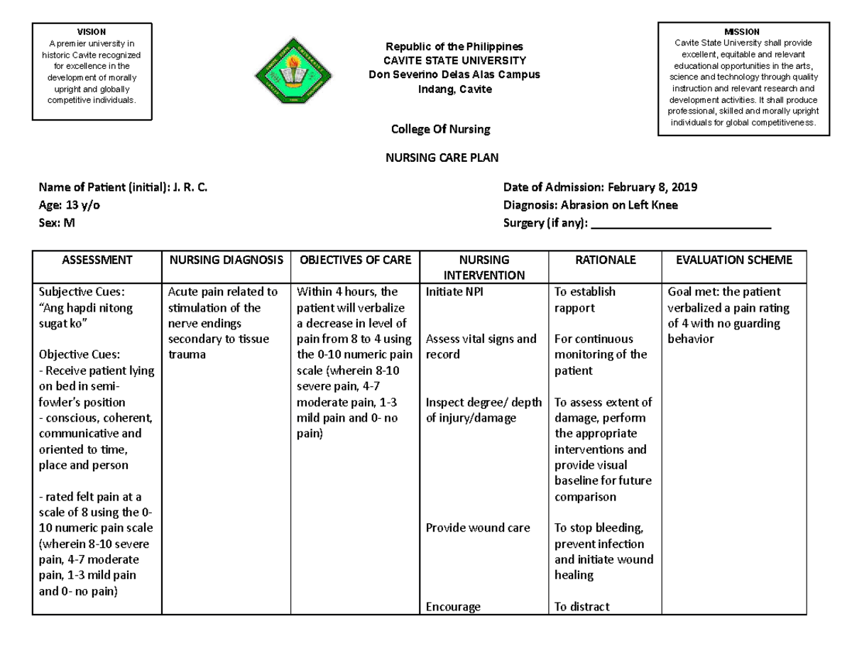 hope college nursing plan of study