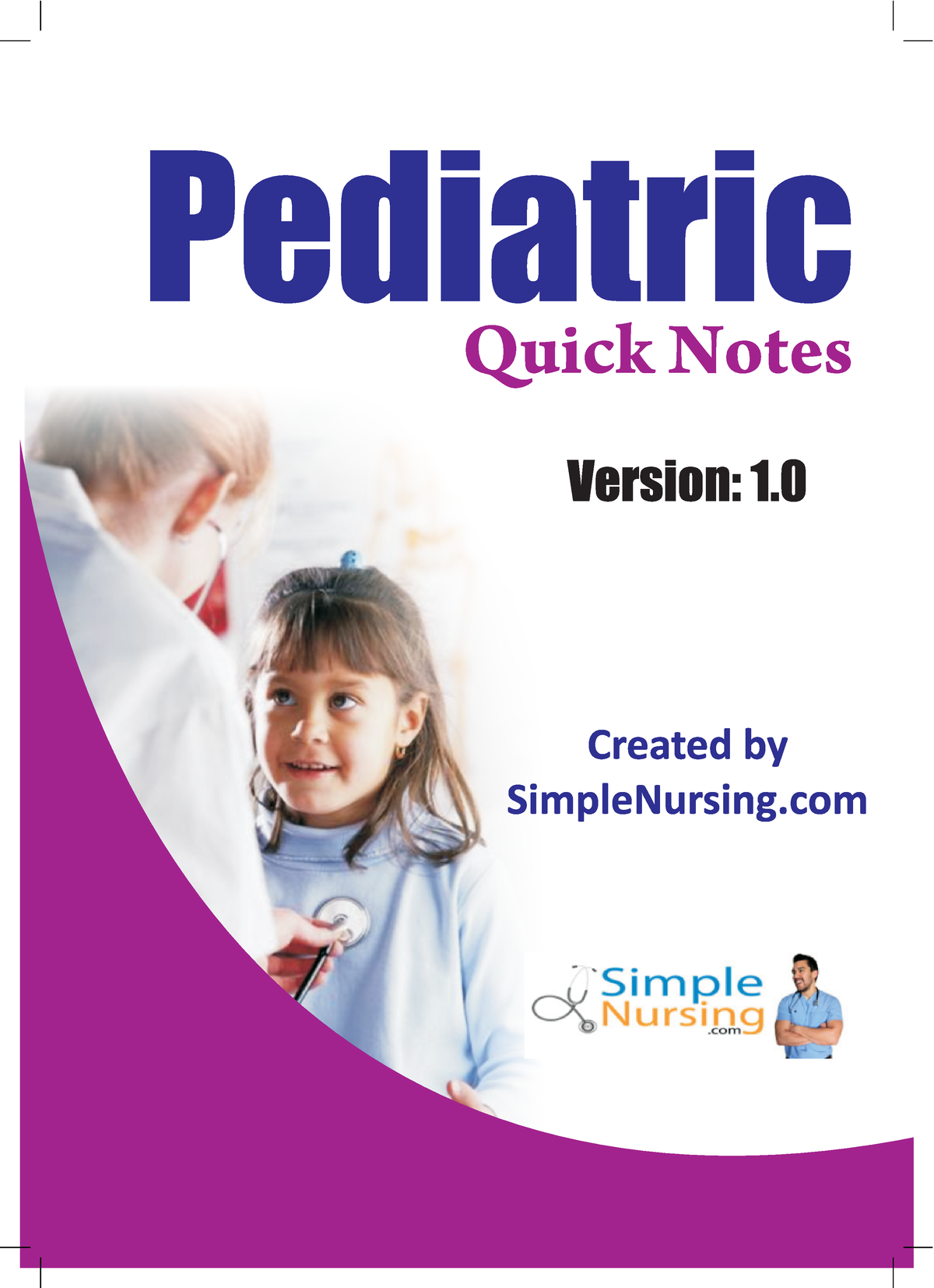 Peds Quick Note - Study Notes - Page 2 Of 177 Simplenursing 82% Or ...