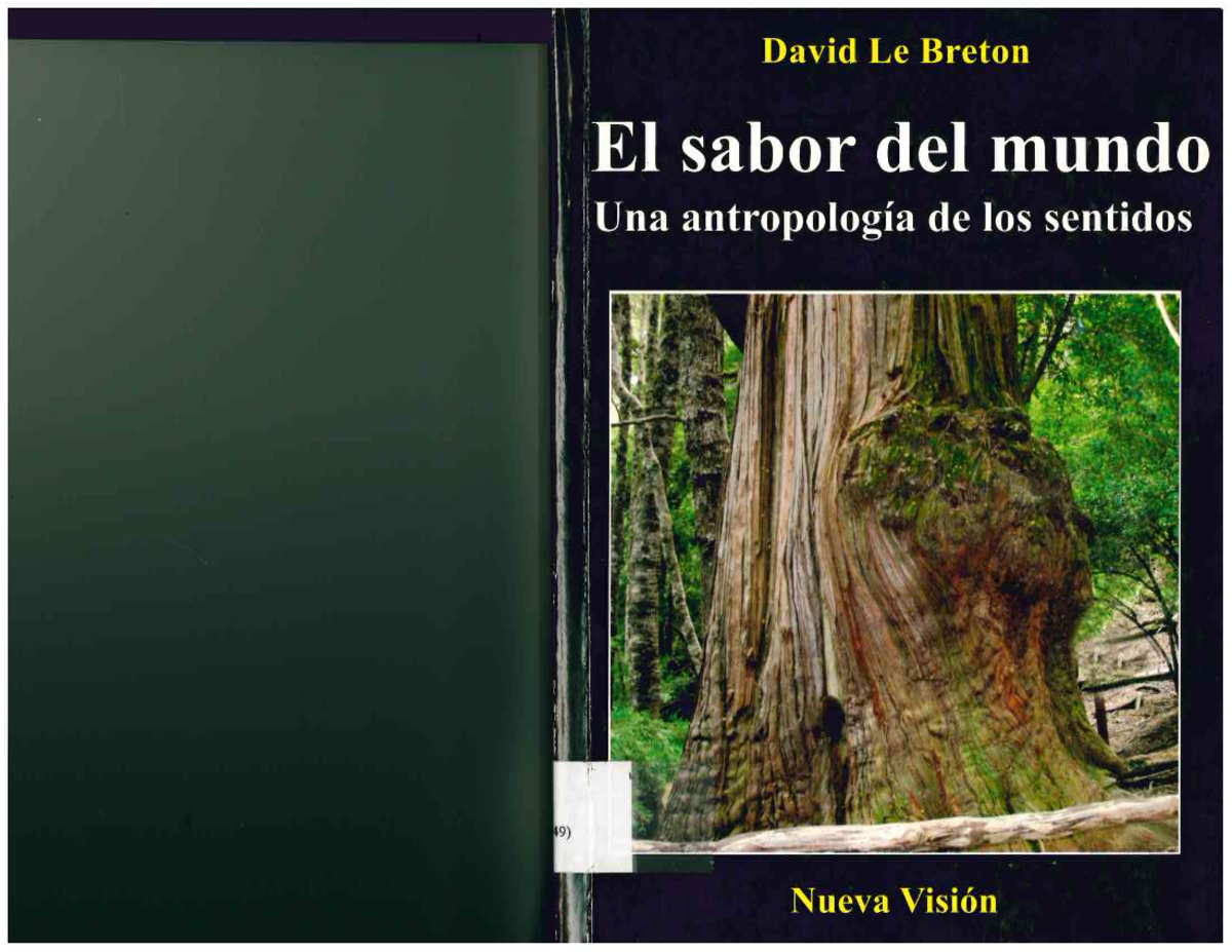 186348538 Le Breton David El Sabor Del Mundo - Warning: decodeScan