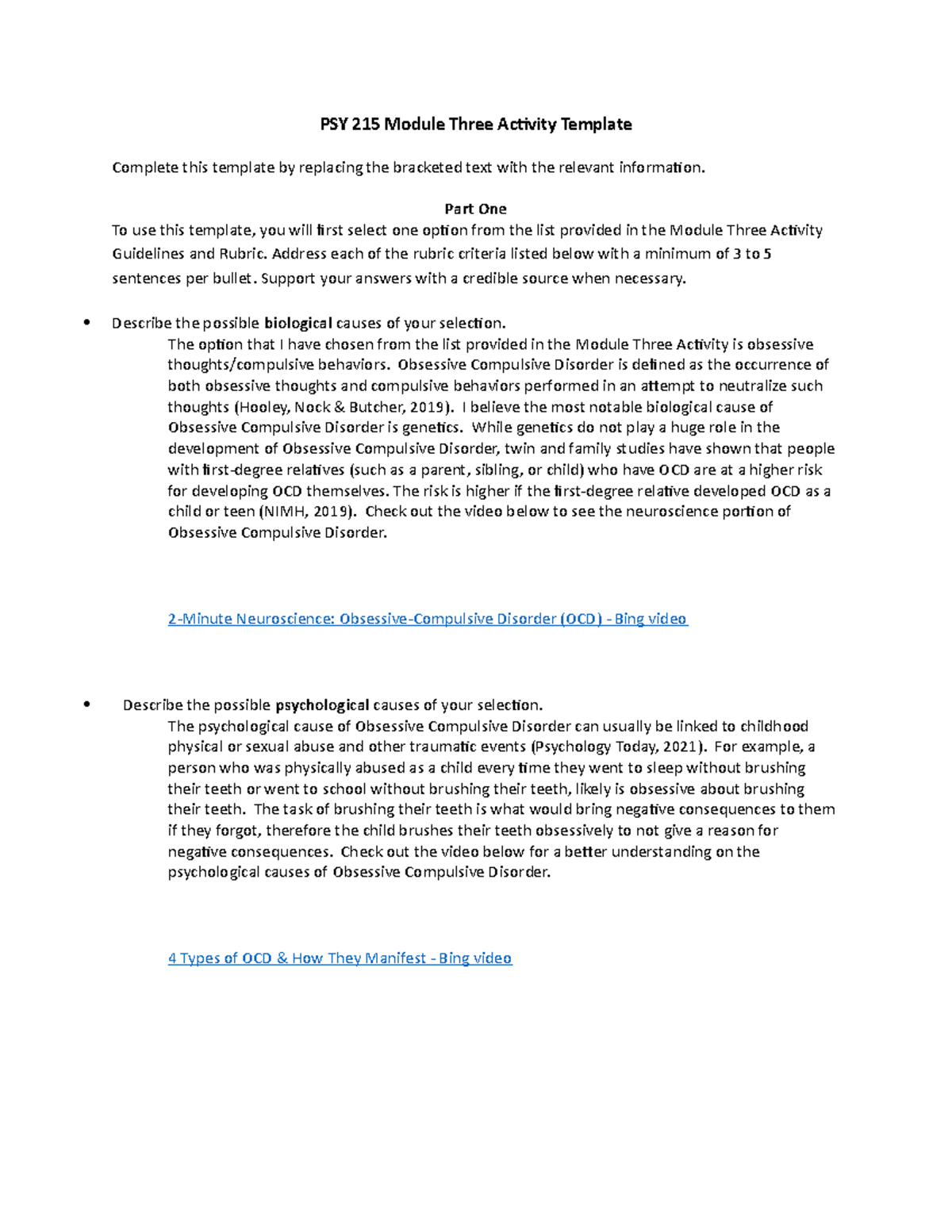 PSY 215-Module 3 - Complete - PSY 215 Module Three Activity Template ...