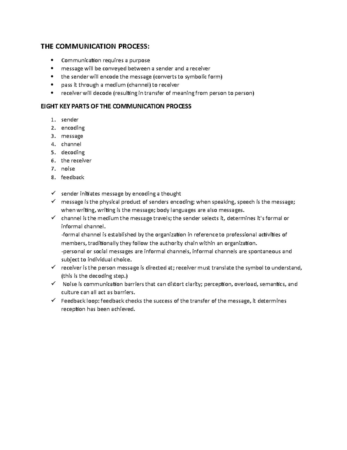 THE+ Communication+ Process - THE COMMUNICATION PROCESS: Communication ...