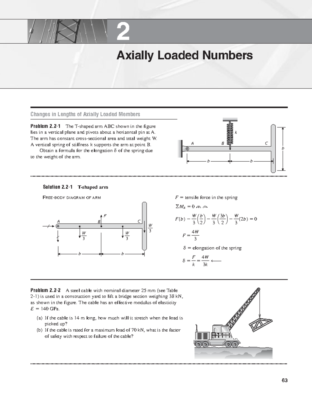 Mechanics Of Materials Chap 02-01 - 63 Changes In Lengths Of Axially ...