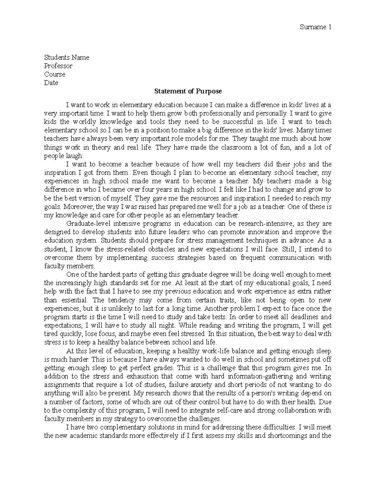 5001958 - business - Surname 1 Students Name Professor Course Date ...