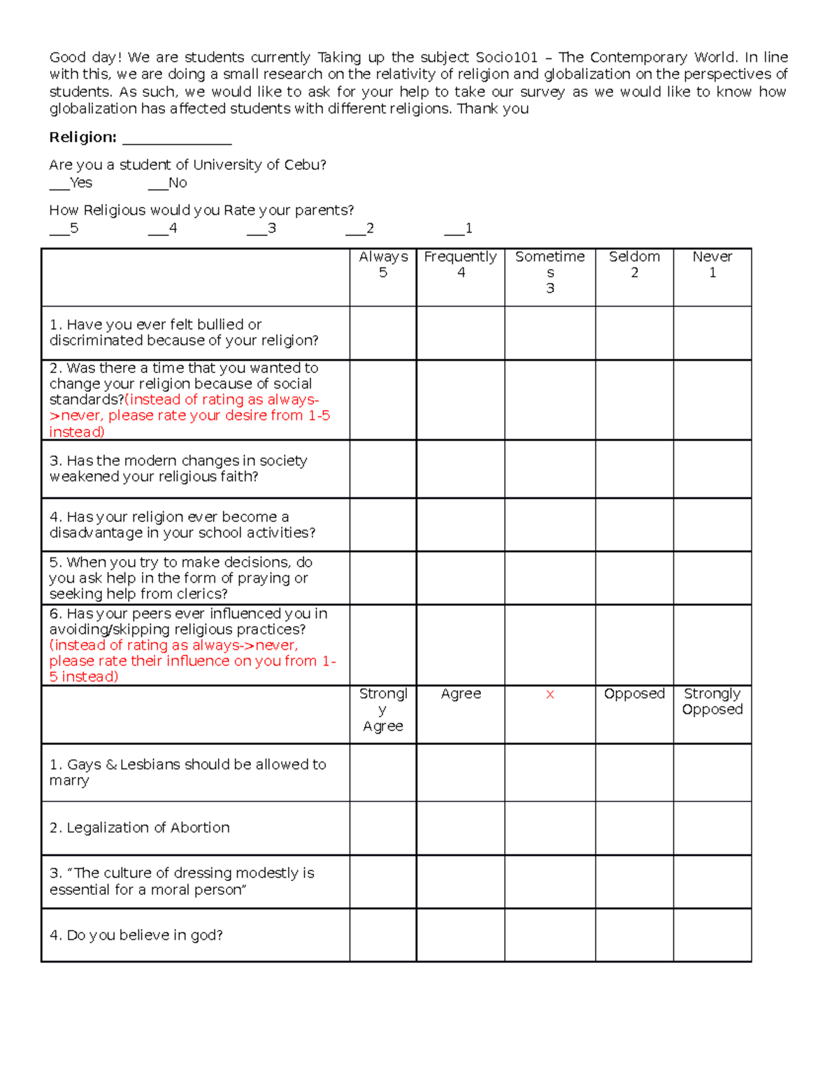 Exam 2010, Questions And Answers - Good Day! We Are Students Currently 