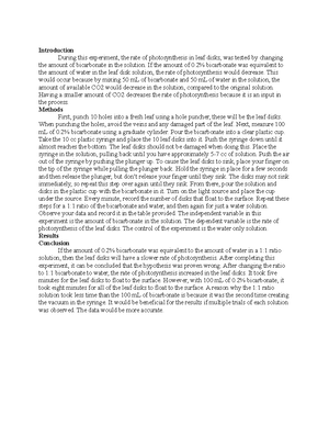 Lab Report III Digestive System - Investigation of the Effectiveness of ...