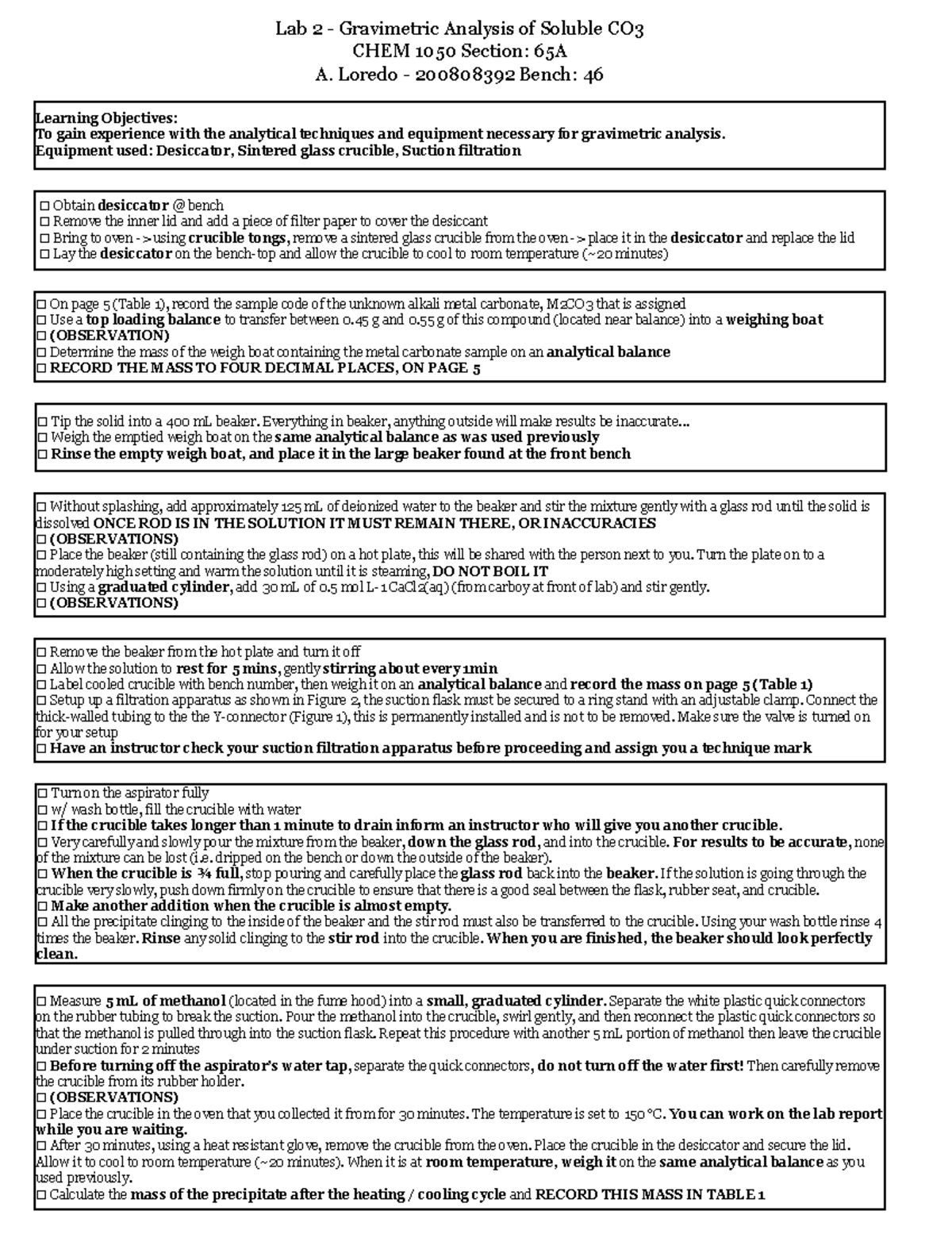 Lab2 Flowchart - Learning Objectives: To gain experience with the ...