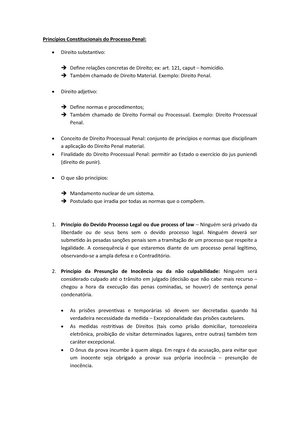 Caderno de Questões CPP - pronto - DIREITO PROCESSUAL PENAL CADERNO DE ...